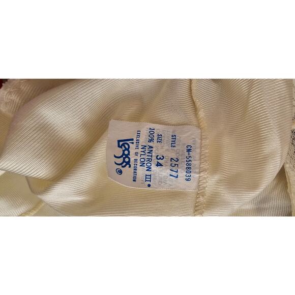 VANITY FAIR Ivory Satin BLOOMERS Bottoms Shorts & Leggs Satin Tank 34 Medium - Picture 4 of 5